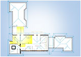 Dachgeschoss Draufsicht Wohnung 15