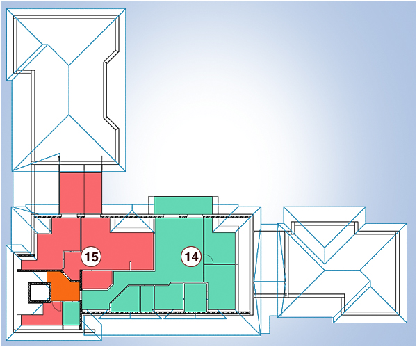 Grundriss vom Dachgeschoss